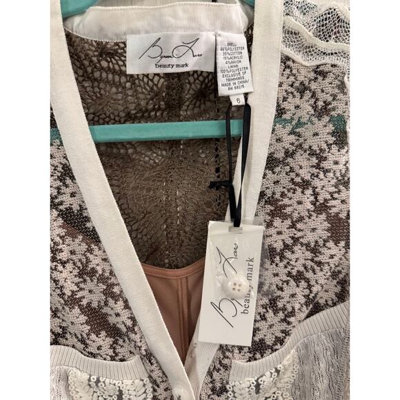 RARE $675 Byron Lars Beauty Mark NWT Dress White Cotton Lace 6 S Beautiful! - Picture 2 of 3